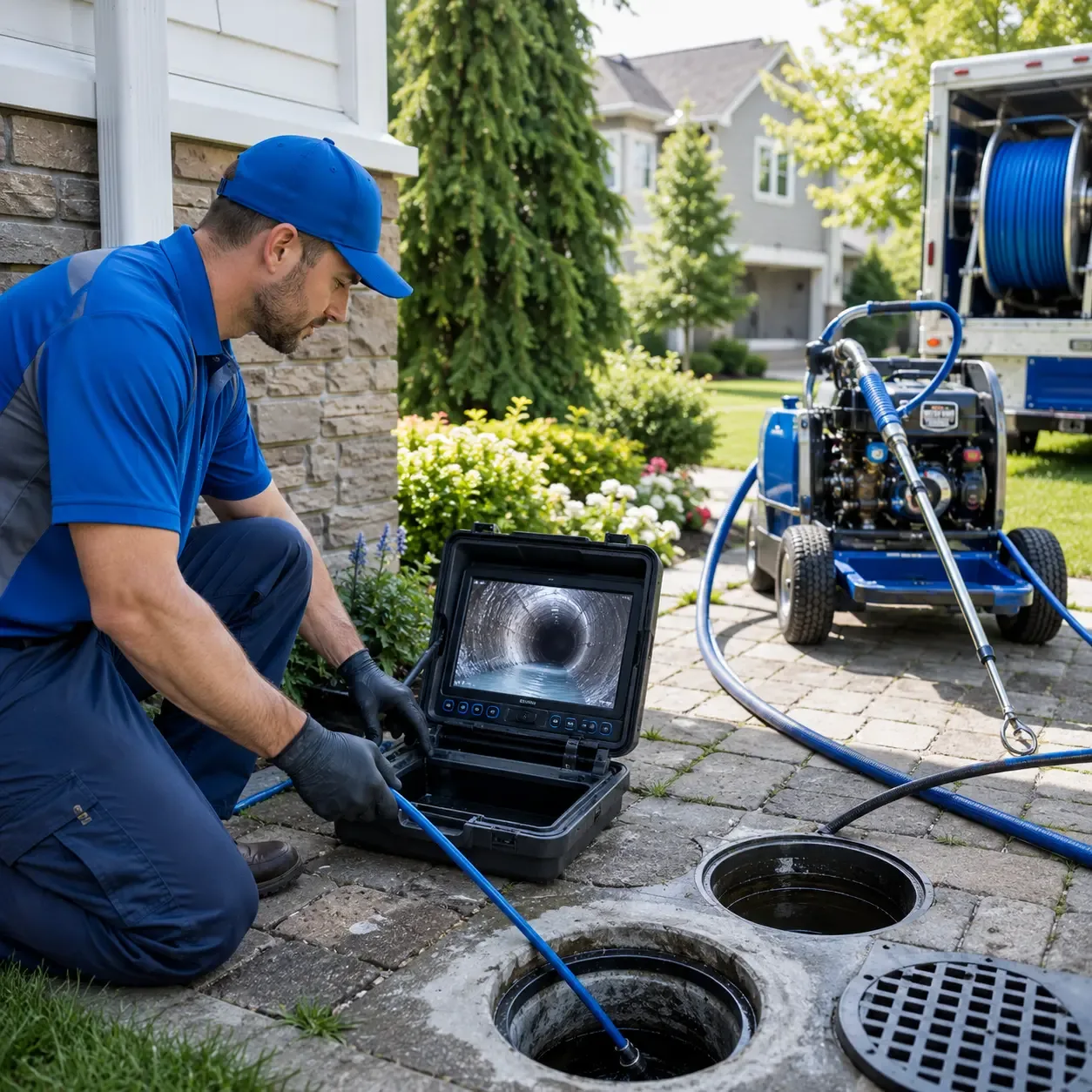 Outdoor drain cleaning professionals serving Bolckow, MO