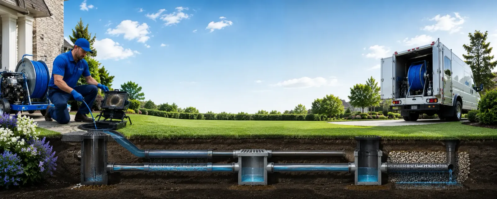 Outdoor drain cleaning information for Bolckow, MO